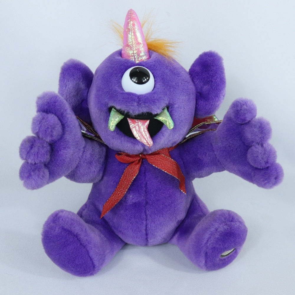 Dan Dee Purple People Eater Plush Singing Dancing Tested Vintage Monster Plush